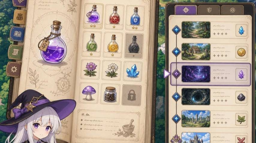 魔女秘药 任务推进 展示图 6